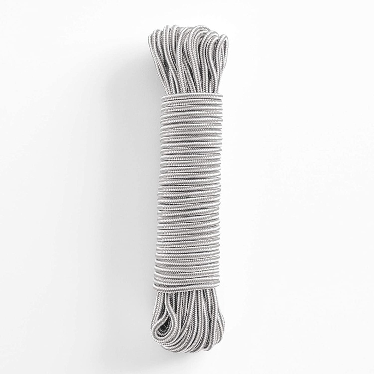 Laundry Rope, Nylon textile, CUERDA DE TENDIDO, 20 Metre, Silver grey