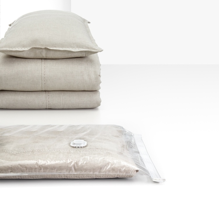 Vacuum bag Flat, XL VACUUM TIDYING BAG, 130 x 90 cm, Clear