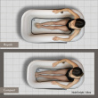 Inflatable Bathtub Tubble