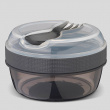 Yoghurt cup with a cooling lid