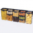 Canister, 920 ml, TRITAN ULTRA SQUARE, Clear / Black