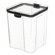 Canister, 2,75L, TRITAN ULTRA LARGE SQUARE, Clear / Black