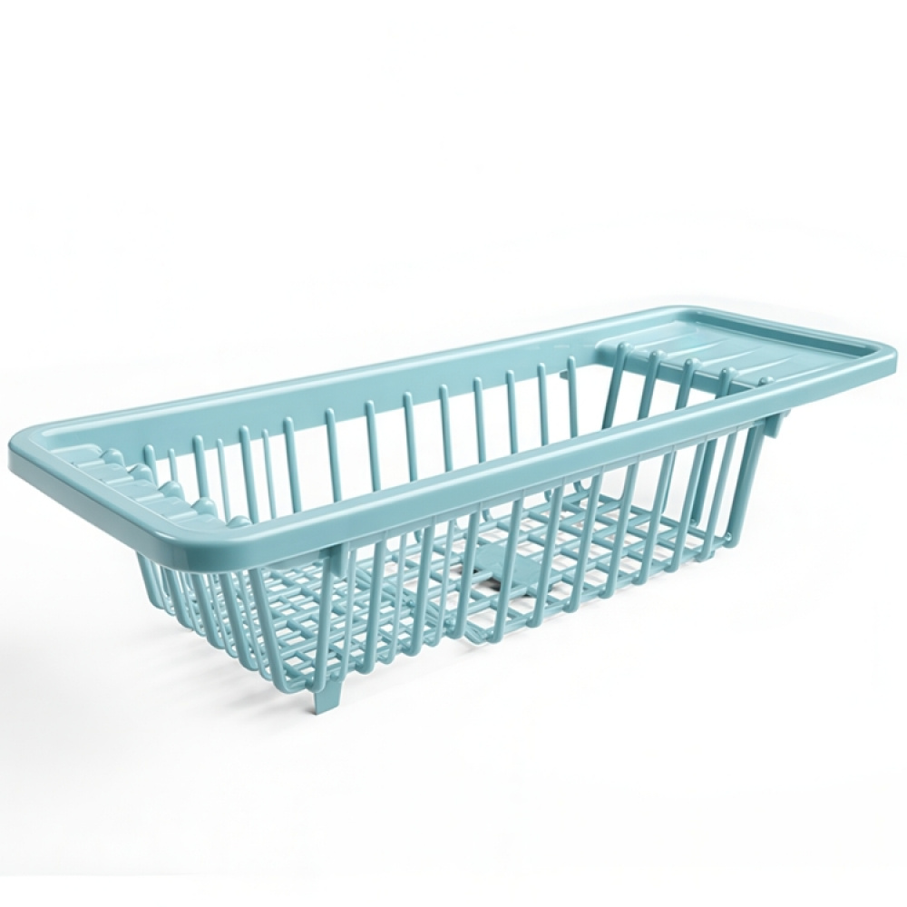 Dish rack, COMPACT MINI, 45,5 x 16 x H 10 cm, Turquoise in the group Storage / Kitchen storage / Dish racks and sink accessories at SmartaSaker.se (40434)