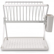Dish Rack, BRABANTIA COMPACT FOLDABLE DISH RACK, 33 x 37 x H 31,5 cm, Light Grey