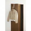 Folding clothes hanger, SMART FOLDING DOOR HANGER, Yamazaki, White