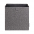 Storage basket, BIGSO CUBE, 31,5 x H 31,5 cm, Grey