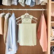 Two-part hanger for long garments 2-pack