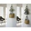 Hanging storage for bags, JOINT BAG HANGER CHAIN, Yamazaki, Black