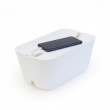 Cable organizer, BOSIGN, Medium, 30 x 18 x H 13,5 cm, White