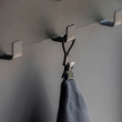 Towel clips, Set of 4, CLAMPING EYLETS, Black