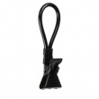 Towel clips, Set of 4, CLAMPING EYLETS, Black