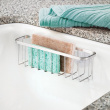 Suction kitchen sink basket, LARGE SINK CENTER, Silver