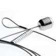 Magnetic card holder, STEELY DAN, 200 cm, Silver