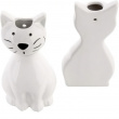 Hanging humidifier, Ceramic, Set of 2, NICE WHITE CATS, White