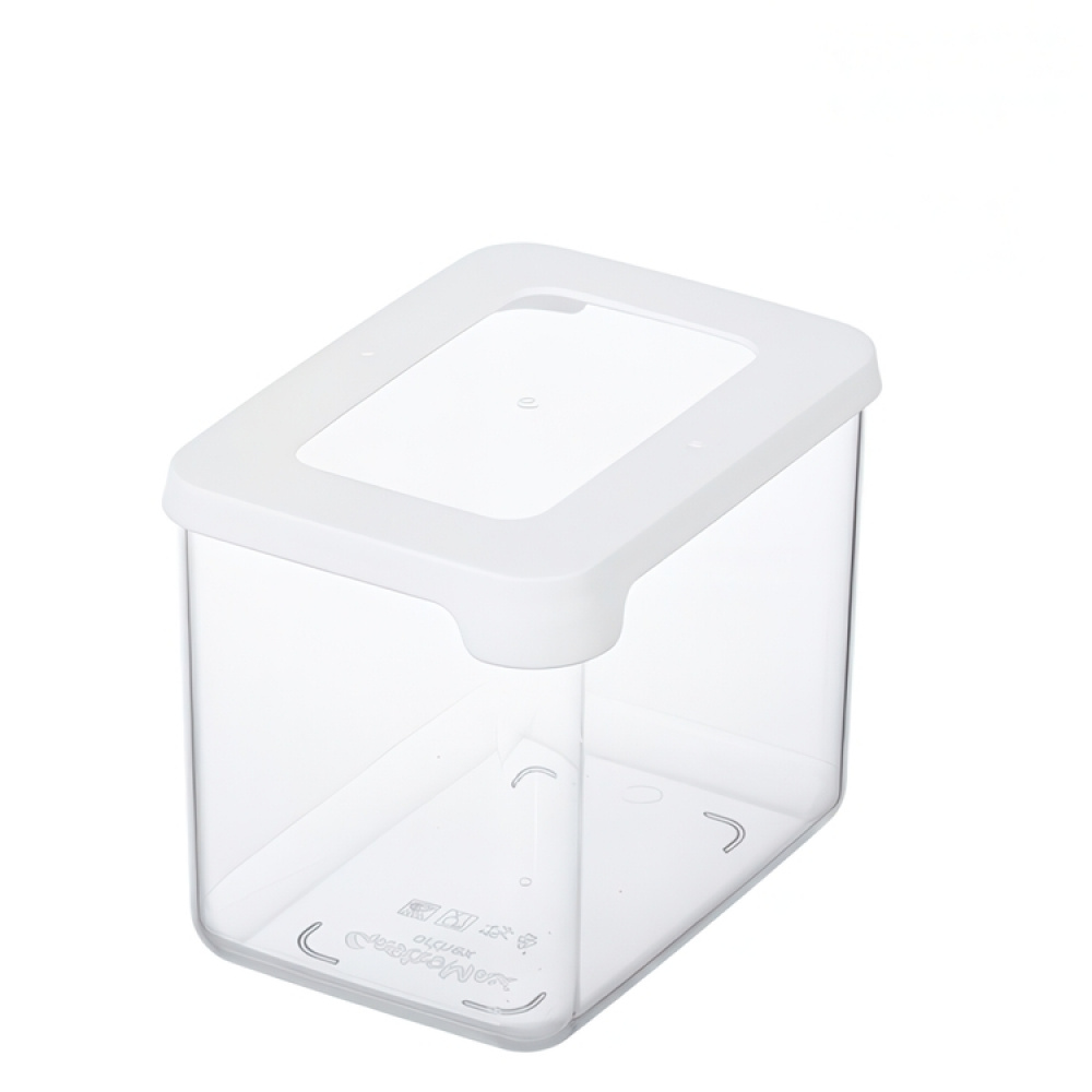 Transparent container, Airtight, 0,8 L, VISION, Clear / White in the group Storage / Kitchen storage / Storage jars / SmartStore storage jars at SmartaSaker.se (41672)
