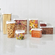 Transparent container, Airtight, 0,8 L, VISION, Clear / White
