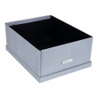 Box with label frame, BIGSO KATRIN CANVAS, 45 x 34,5 x H 18