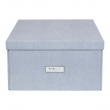 Box with label frame, BIGSO KATRIN CANVAS, 45 x 34,5 x H 18
