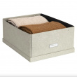 Box with label frame, BIGSO KATRIN CANVAS, 45 x 34,5 x H 18