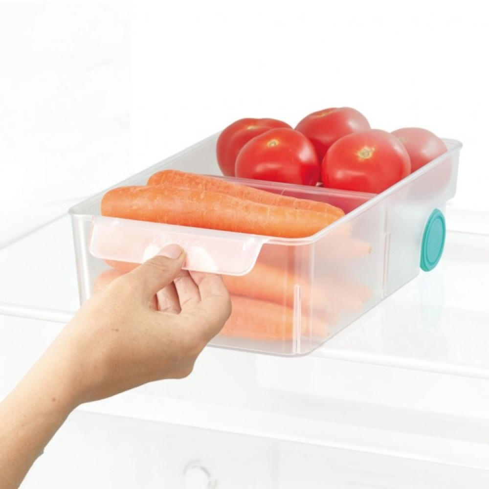 Storage box with wheels, JOSEPH JOSEPH LARGE COMPACT STORAGE BIN, 17,4 x 30,8 x H 8,5 cm, Transparent in the group Storage / Storage boxes / JosephJoseph storage boxes at SmartaSaker.se (41799)