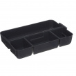Box with insert, EZY SORT IT, 30,5 x 21.5 x H 11 cm, Clear / Grey