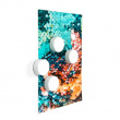 Magnets Extra Strong, WHITE, 4 pcs, Ø 2,3 cm x H 0,9 cm, white