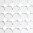 Sink Mat, CRYSTAL SQUARE SINK MAT, 27 x 31 cm, Clear