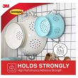 Self-adhesive hooks, Removable, Set of 2, COMMAND MEDIUM, 2,9 x H 7,9 cm, White