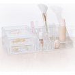 Make-up organizer with drawers, SELENA, 30,6 x 9 x 15,3 cm, Clear