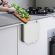 Collecting bin for kitchen waste, EXPANDING BIN, White / Black