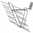 Holder for 30 Ties / Belt, Space Saving, RAYEN, Silver